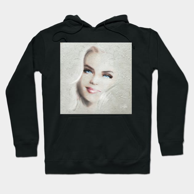 Blue Eyes Blond 22 Hoodie by Angie Braun